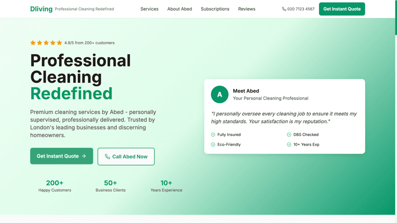 D.Living Analytics - Custom dashboard development by Goodman Tech